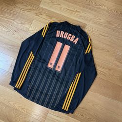 Adidas Chelsea DIDIER DROGBA 2010/11 away jersey (Size medium) 