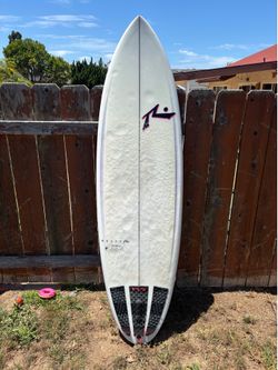 Rusty Zeplin 6’8 Midlength Surfboard