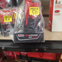 Milwaukee M12 Redlithium Xc4.0 Battery 