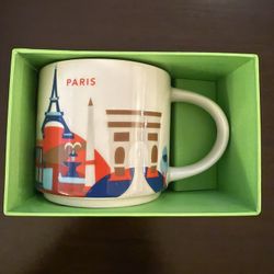 Starbucks Paris City "You Are Here" Series Coffee Ceramic Mug YAH 414ml $50