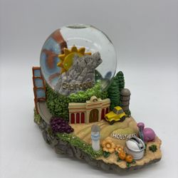 Vintage Disney California Adventure Hollywood Waterglobe "Happy Trails" 
