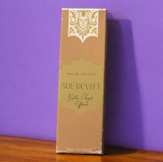 SUE DEVITT GOLDEN TEMPLE EFFUSION - 1.7 OZ/50 ML EDT SPRAY IN BOX - RARE