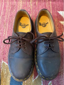 Brown low Dr. Martens