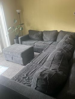Sectional and Ottoman