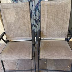 Folding Chairs Set