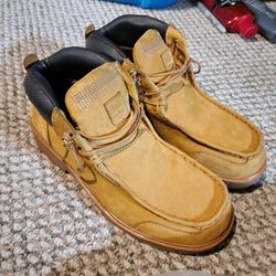 Size 10 Timberland Boots Tan Suede Like New
