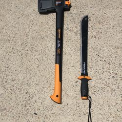 Fiskars Axe & Machete Set