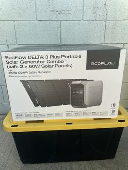 EcoFlow Delta 3 Plus 2 60w Solar Panels