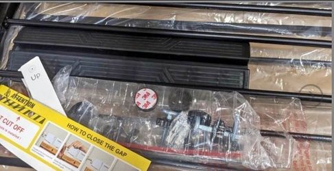 Cumbor 30-48 in Baby Gate for Stairs, Auto Close Dog Gate Indoor, Black