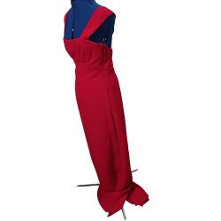 BCBGMAXAZARIA Maxi Dress Evening Gown Size 10 Bright Poppy Red Riva 