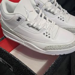 Jordan 3 Cement White