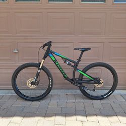 KONA PRECEPT 130 FULL SUSPENSION 27.5 INCH MOUNTAIN BIKE LIKE NEW ( CHECK MY OTHER BIKES)