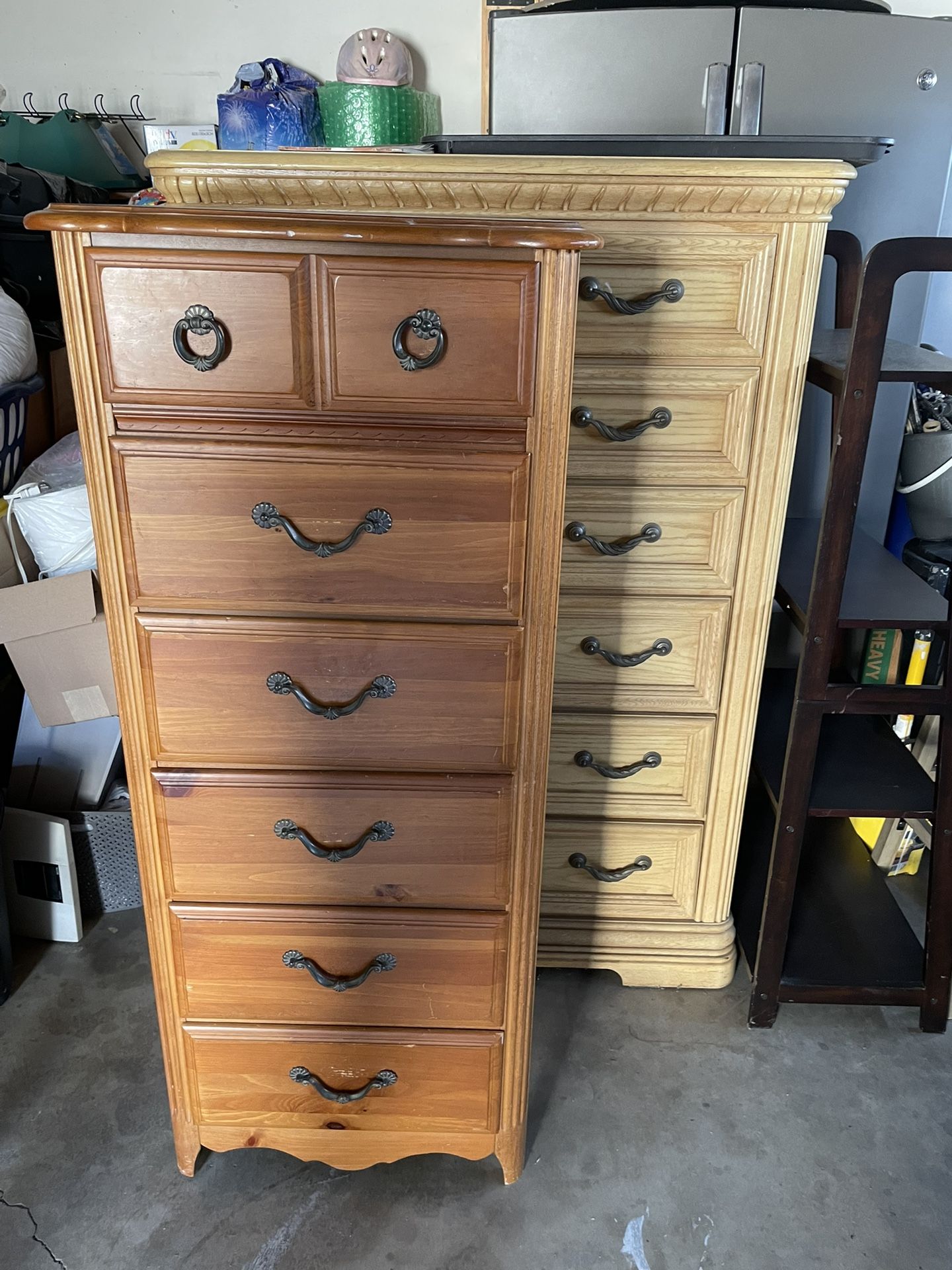 2 Piece Dresser Set Real Wood