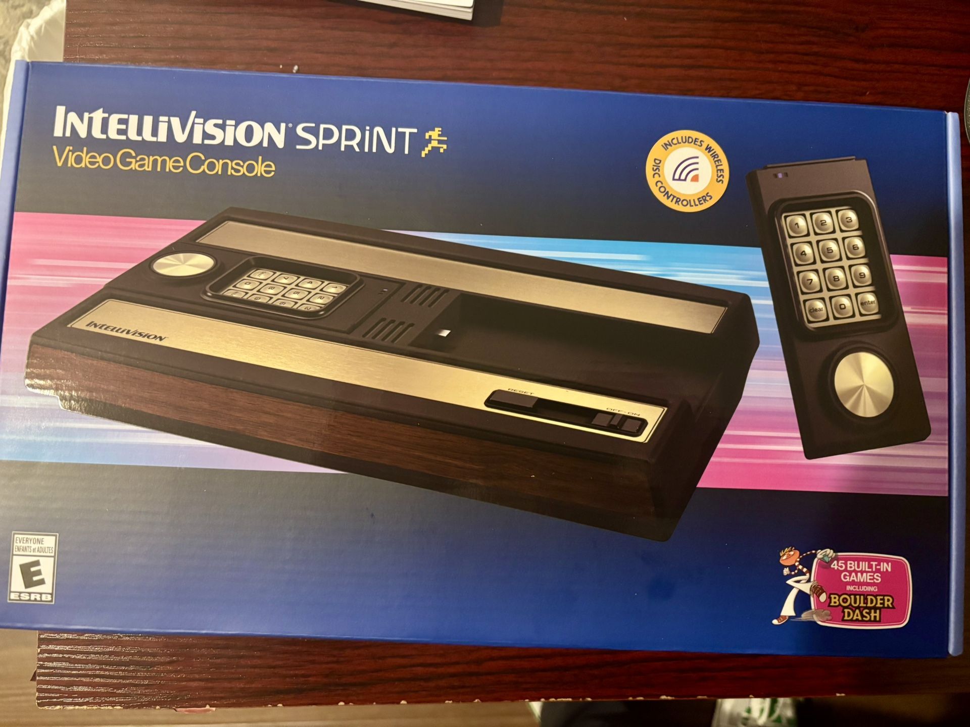 Open Box-Intellivision Sprint Retro Video Game System