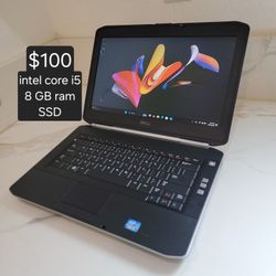 Windows 11 pro Dell laptop intel core i5. 8 GB ram. SSD. Delivery Available. Se Habla Español. 