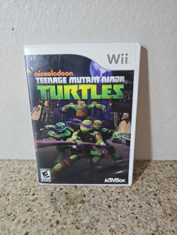 Nintendo Wii Nickelodeon Teenage Mutant Ninja Turtles Game