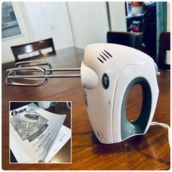 Oster 6-Soeed Hand Mixer with Burst of Power feature, with 2 Beaters +Owner’s Manual, model no#2532