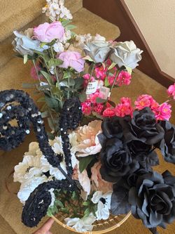 Mixed Artificial Flower Stems Bundle