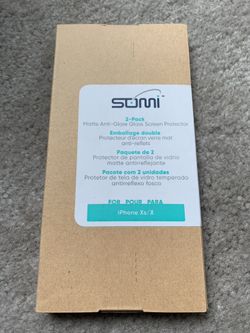 iPhone Xs /X tempered glass 2-pack