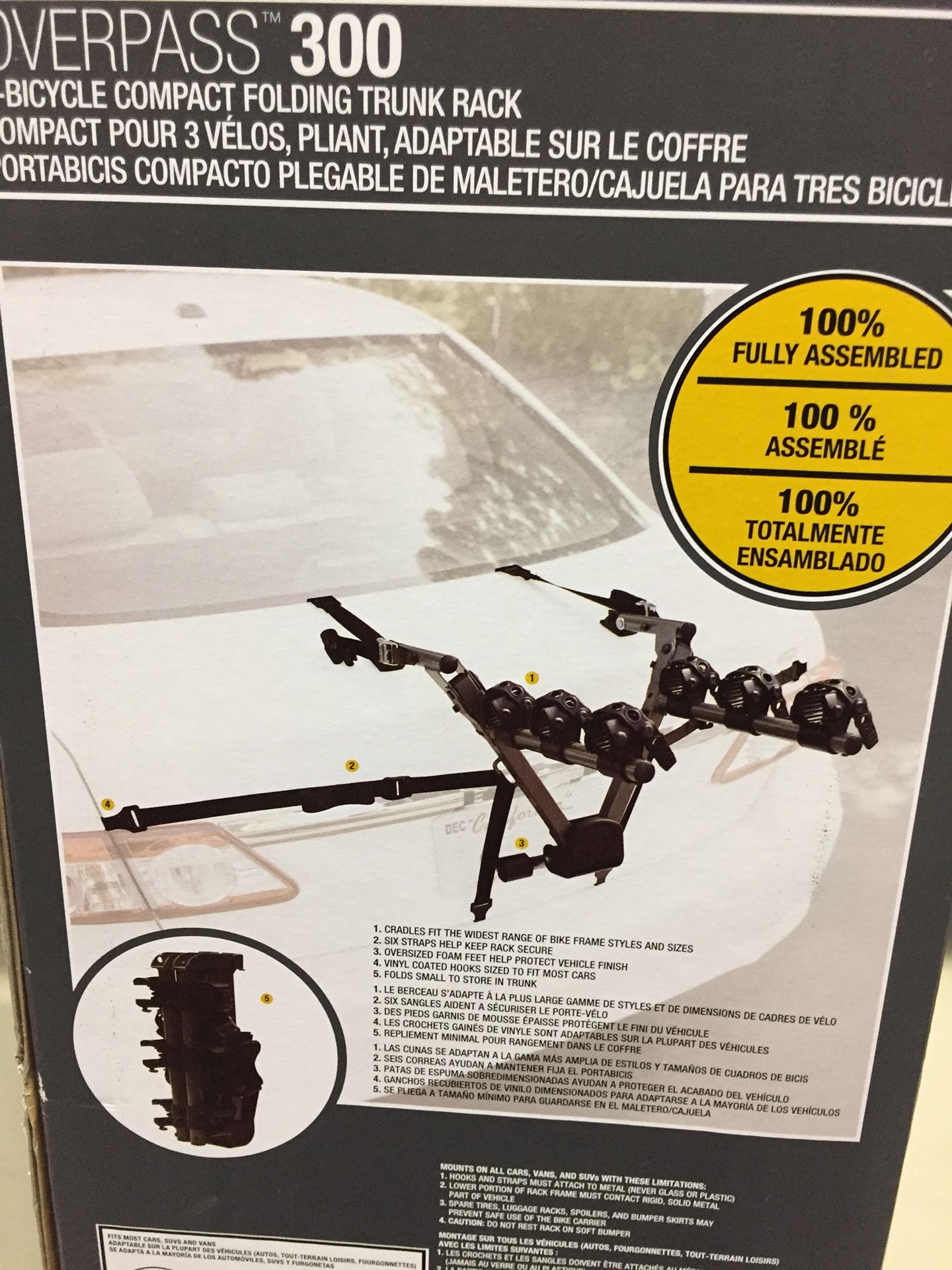 Bell sports overpass 300 bike rack sale
