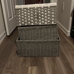 Gray Baskets 