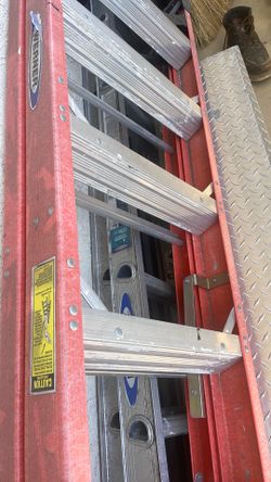 Werner 6 foot ladder and extension ladder