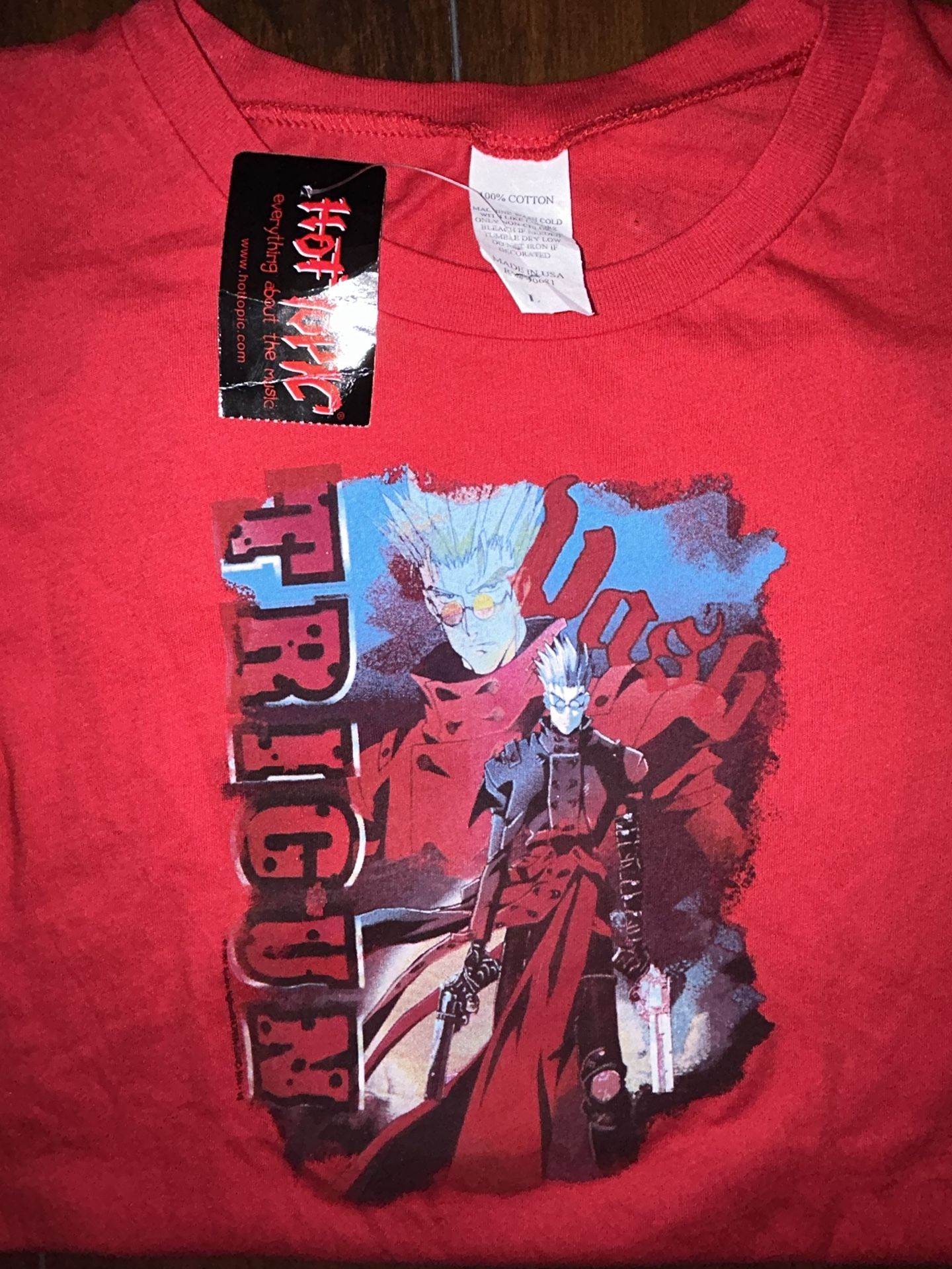 Vintage 2003 Trigun Anime Shirt Size L