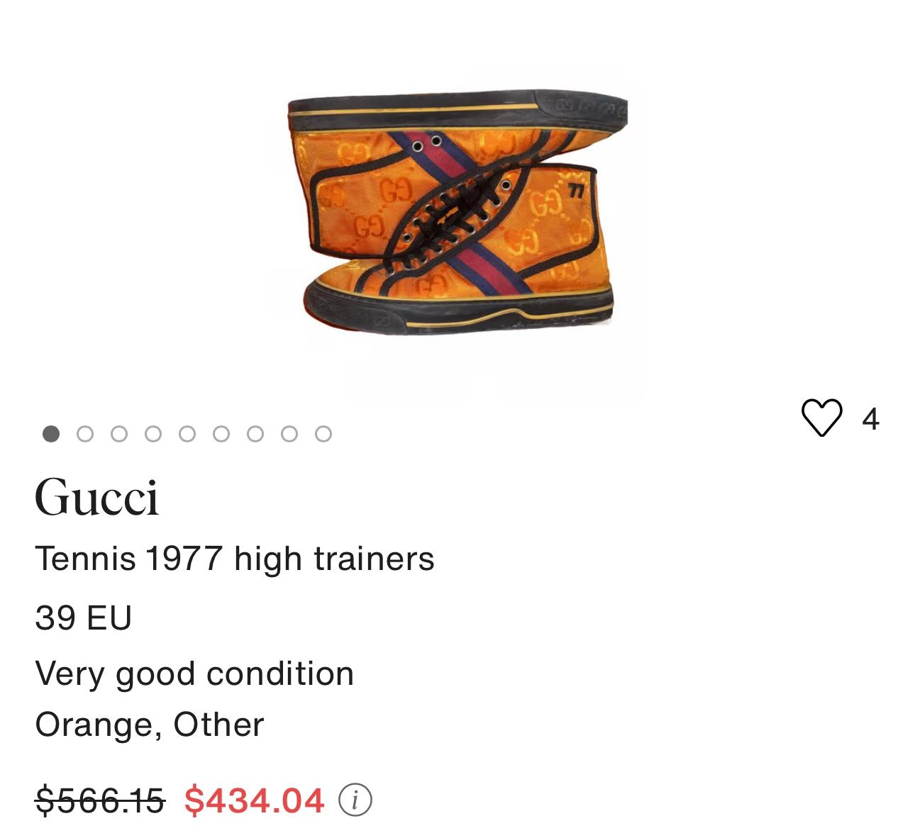 Gucci 1977 Tennnnis Shoes