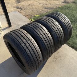 4  255 45r19 continental pro contact tires Tesla Goodyear Yokohama Nexen Roadian MXT Bridgestone Michelin Pirelli tesla tires   