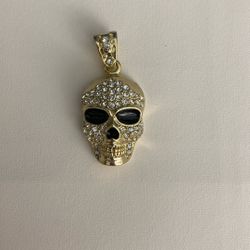 Skeleton, Aloe Jewelers, Gold, Plated Charm/Pendint