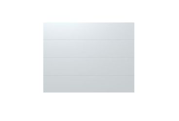 WAYNE DALTON Classic Steel 9-ft x 7-ft Flush Panel White Single Garage Door