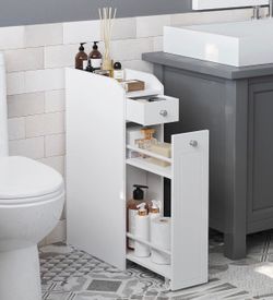 White Storage Cabinet / Side Table