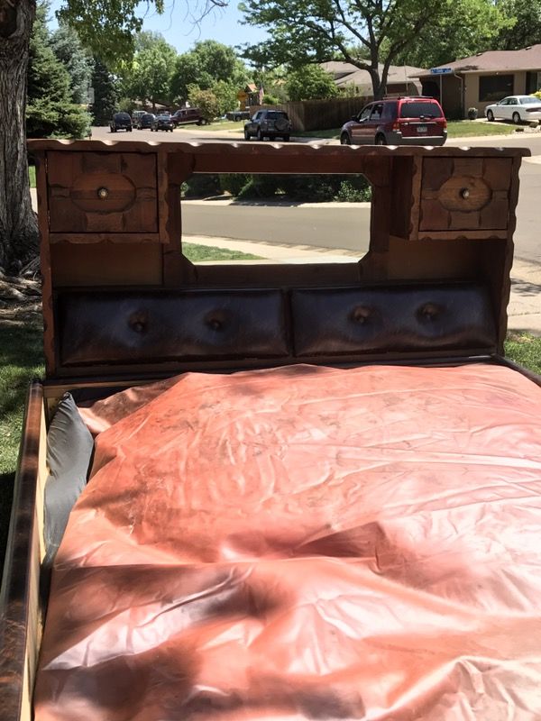 California King Waterbed and Headboard for Sale in Lakewood, CO OfferUp