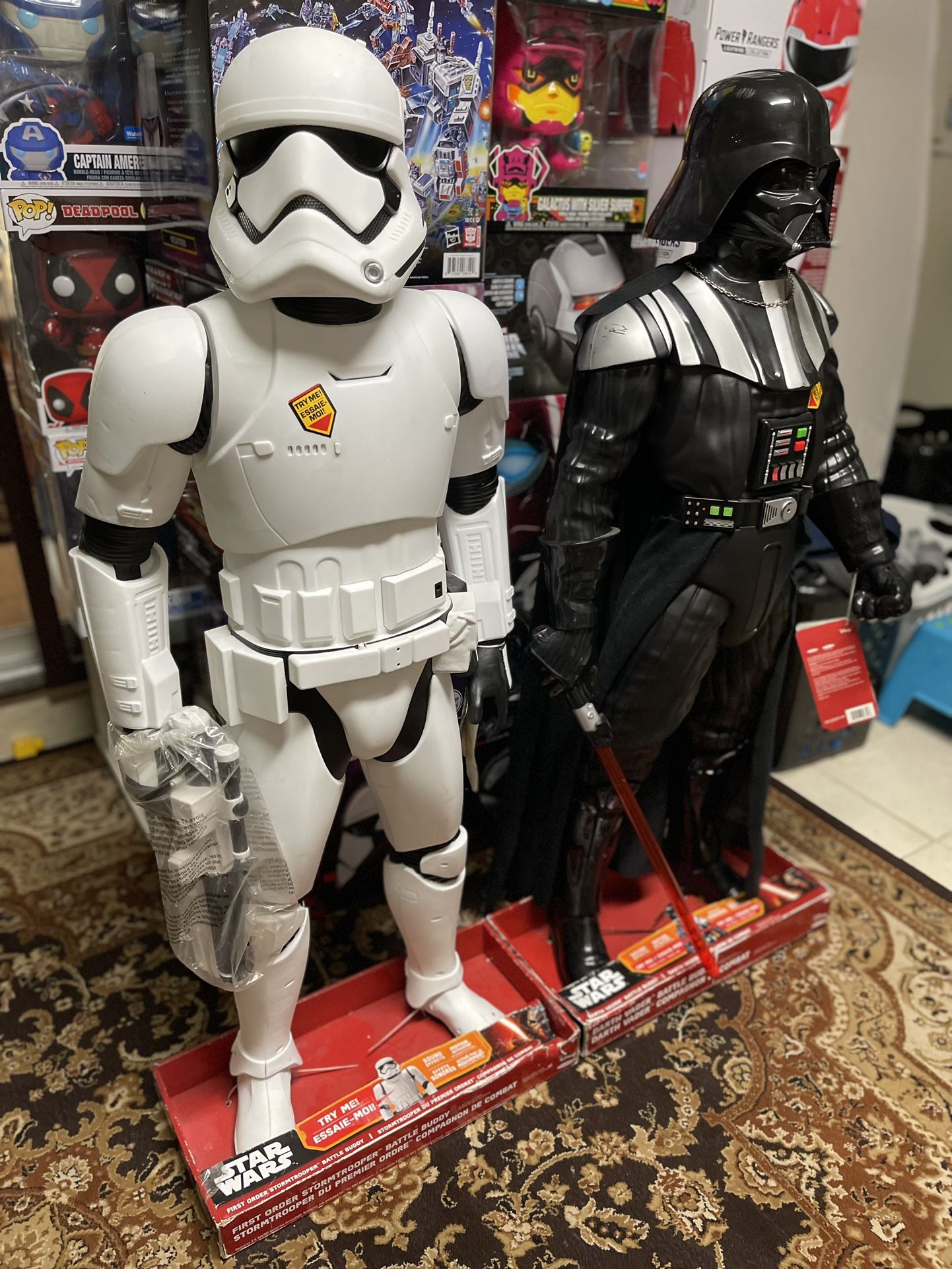 48” Dark Vader And Stormtrooper 