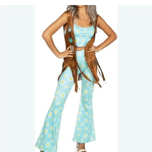 Hippie Halloween Costume - Adult M