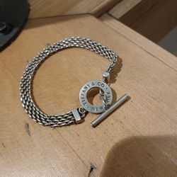 Tiffany & Co. Toggle Mesh Bracelet Somerset Love Sterling Silver 