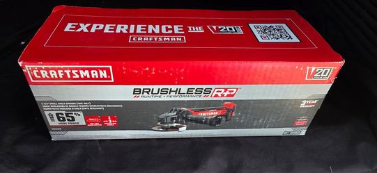CRAFTMAN MAX PADDLE SWITCH BRUSHLESS CORDLESS ANGLE GRINDER