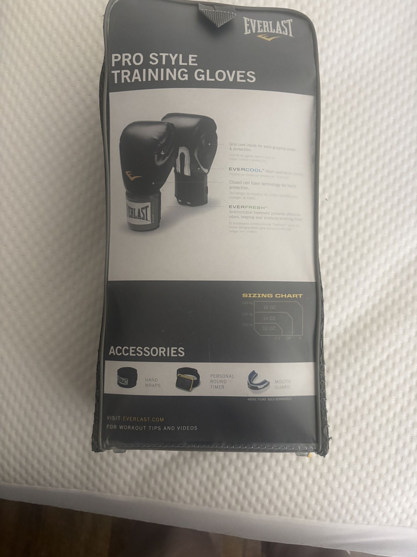 Everlast Pro style training Boxing Gloves