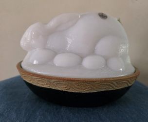 Fenton Glass Bunny Rabbit