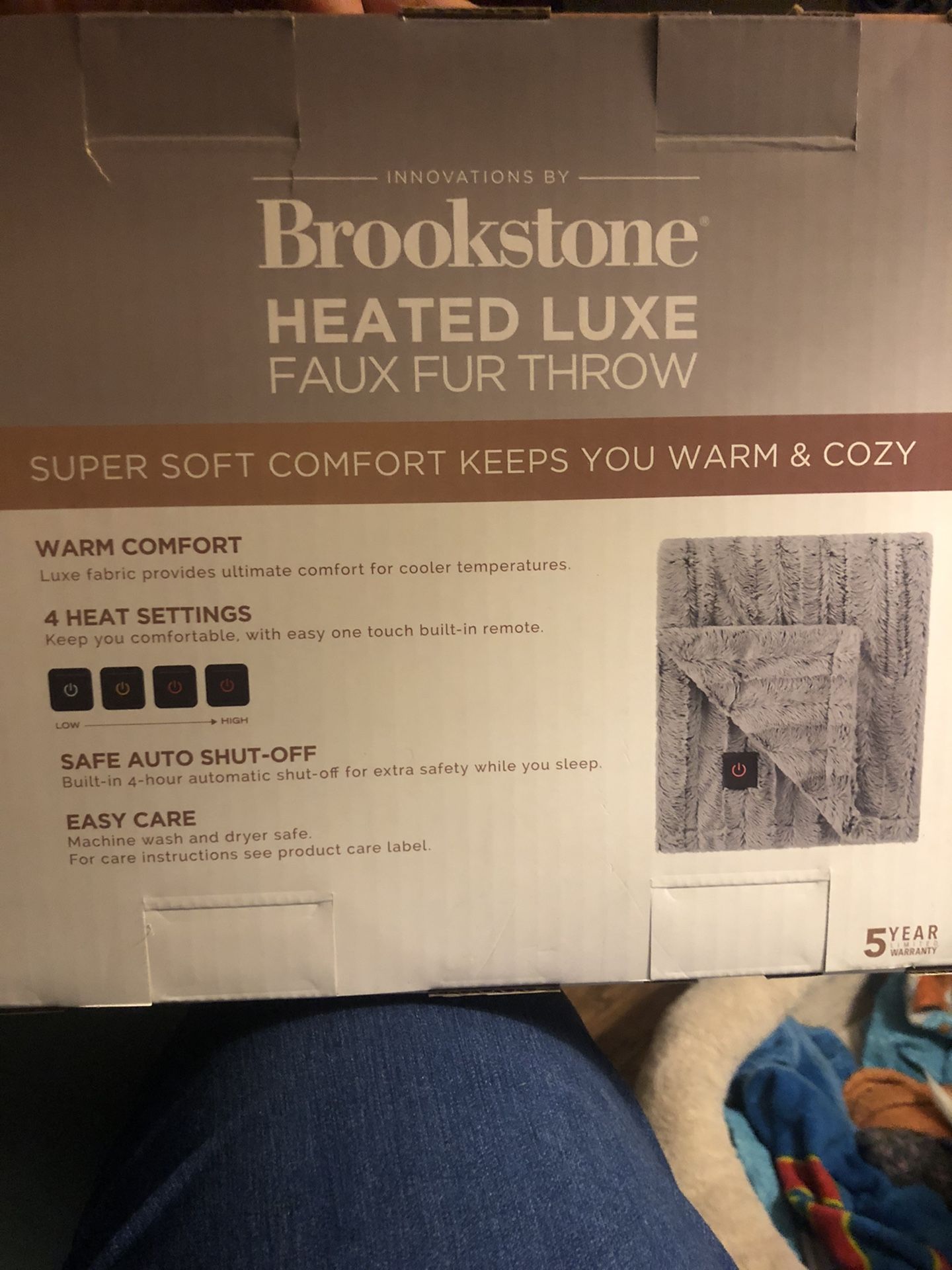 Brookstone Heated Luxe (blanket:) for Sale in San Jose, CA - OfferUp