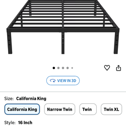 Cal king bed frame