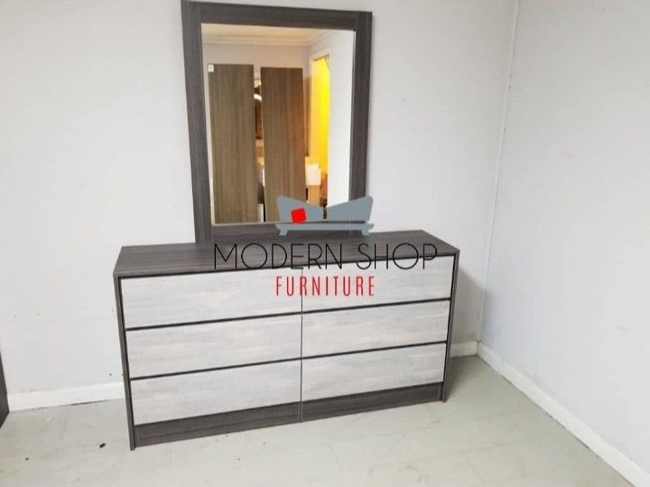 DRESSER WITH MIRROR