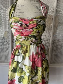 Women's Tommy Bahama Halter Watercolor Orchid Tropical Silk Dress for Sale  in Phoenix, AZ - OfferUp