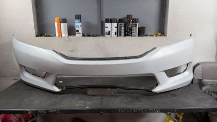 2013-2014-2015 HONDA ACCORD FRONT BUMPER OEM USED #10956
