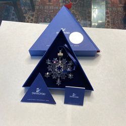 Swarovski Silver Crystal ORNAMENT 2004 Rockefeller Center