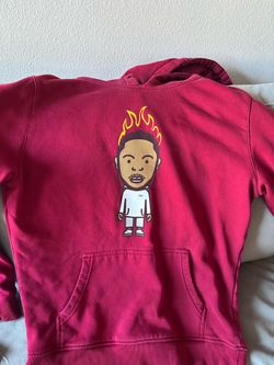 Kendrick Lamar Burgundy and Red Hoodie