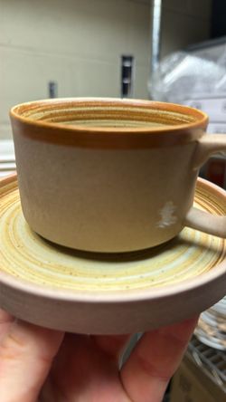 Coffee cups and saucers
