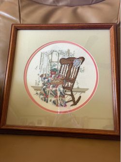 Counted Cross Stitch Picture ( Professionally framed)