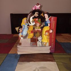 Disney Musical Snow Globe Bookend Vol 1 **Vintage**