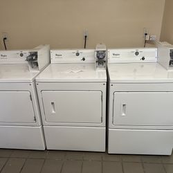 Like New Whirlpool Coin Operated Gas Dryers 